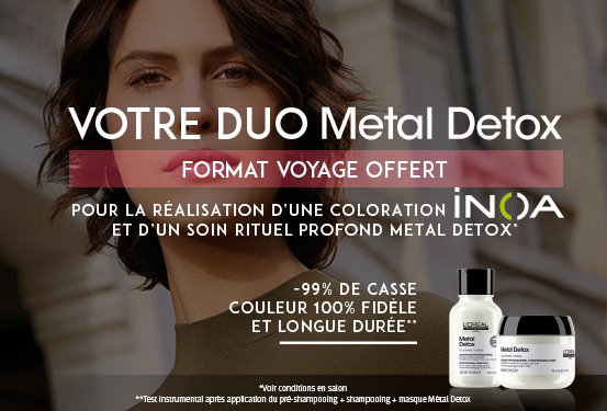 VOTRE DUO METAL DETOX FORMAT VOYAGE OFFERT*